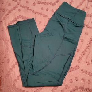 Victoria's Secret Sport Knockout Leggings Medium Like New Teal